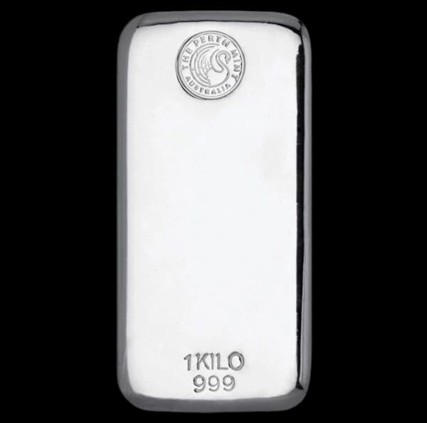 1kg Silver Cast Bar